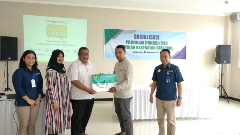 BPJS Kesehatan Ungaran Apresiasi Dukungan Donasi JKN-KIS