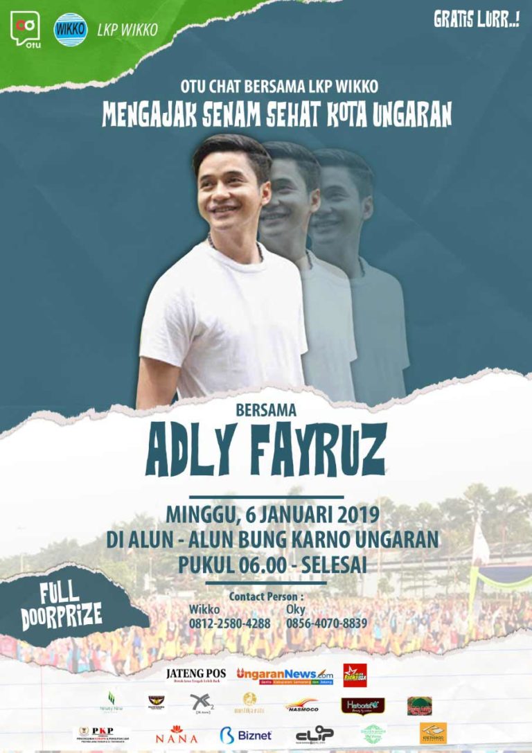 Besok, Adly Fayruz Senam Bareng Warga di Alun-alun Bung Karno