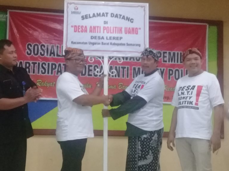 Jelang Pemilu, Desa Lerep Deklarasi Tolak Politik Uang
