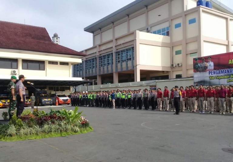 Gelar Pasukan Ops Mantap Brata Dipimpin Kapolres dan Dandim