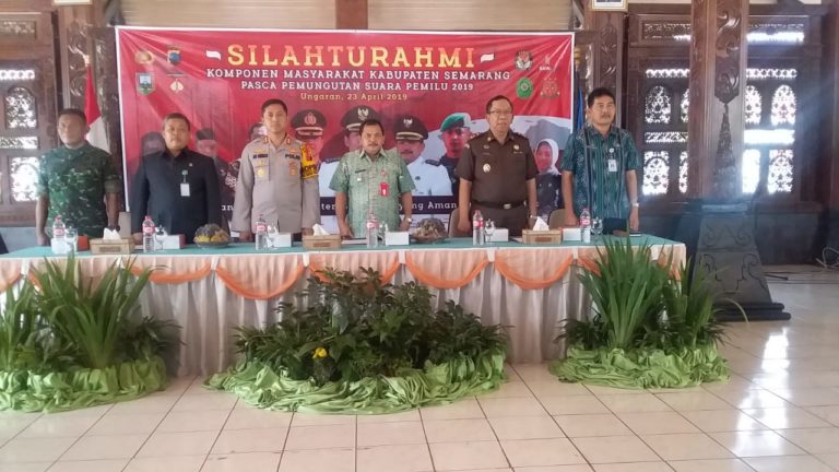Polres Semarang Deklarasi Damai Pasca Pemungutan Suara Pemilu