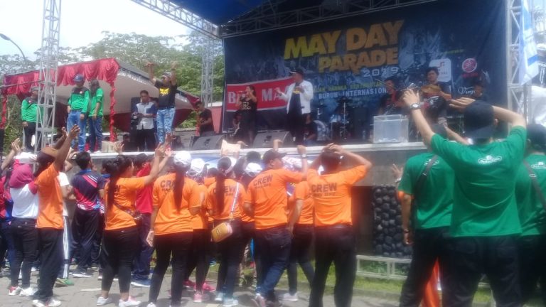 Buruh Kabupaten Semarang Gelar Aksi Damai May Day Parade