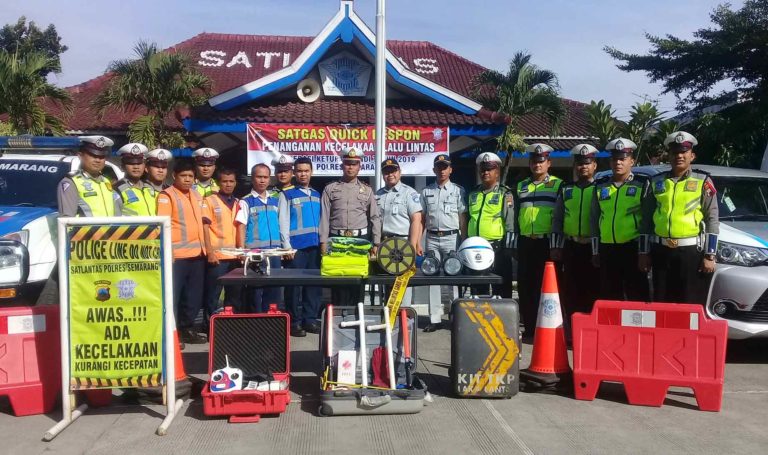 Satlantas Polres Semarang Gelar Persiapan Siaga Penanganan Lakalantas