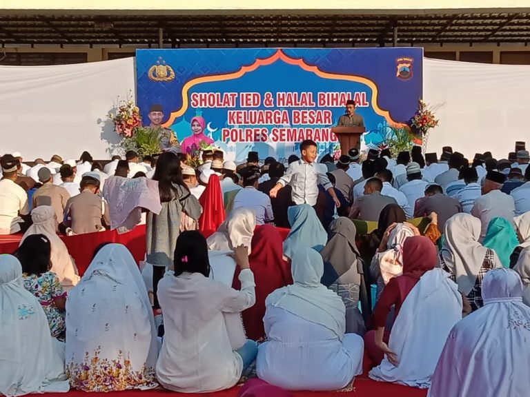 Halal Bihalal Bersama Jajaran, Kapolres Semarang: Tingkatkan Kebersamaan