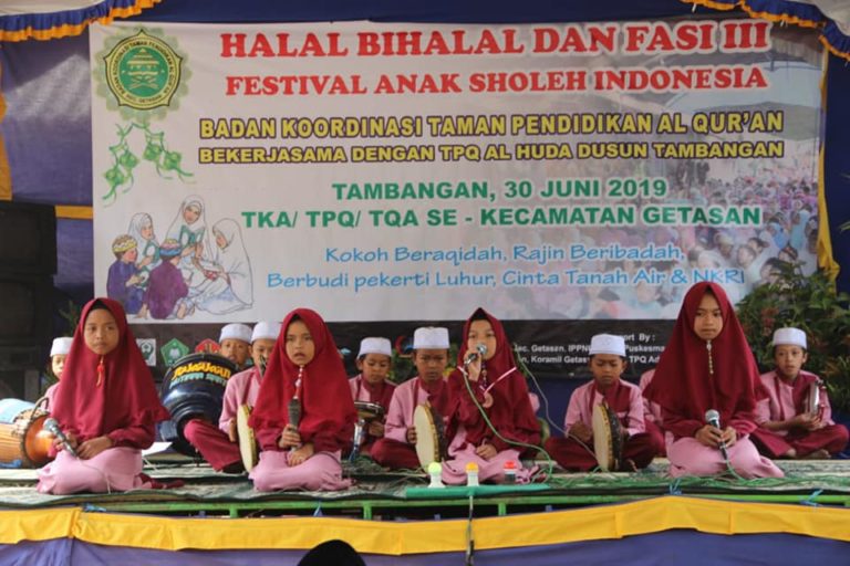 Ratusan Anak TPQ Ramaikan Festival Anak Saleh Indonesia Getasan