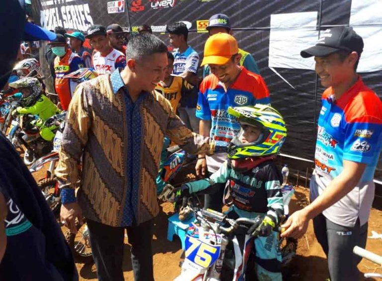 Buka Kejurnas Motocross Indel Seri 3, Kapolres Berharap Mucul Bibit Crosser Nasional