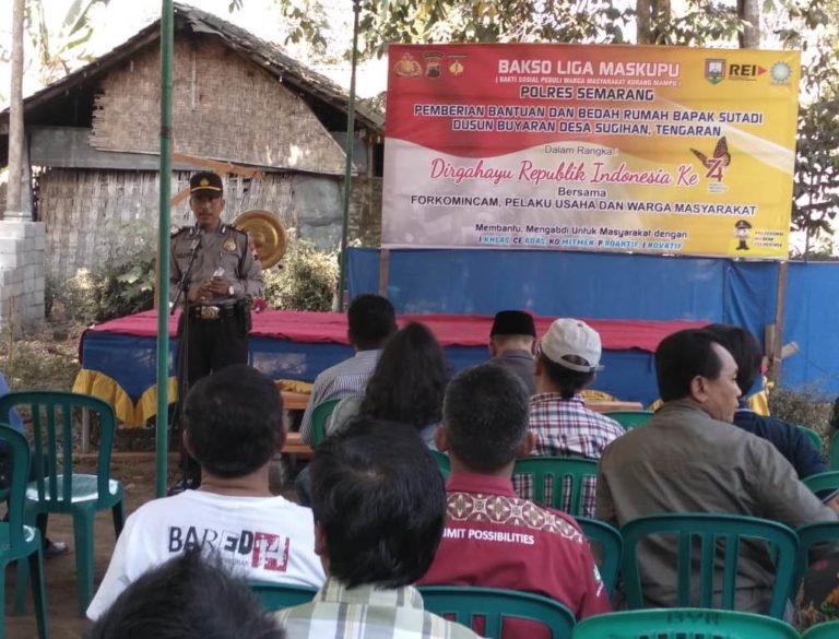 Rumah Tinggal Anak Yatim Piatu Hampir Ambruk, Polres Prakarsai Bedah Rumah