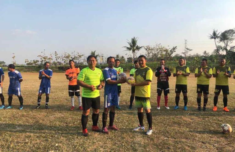 Tim Bhayangkara Polres Semarang Persahabatan Lawan Tim Pemuda Klepu