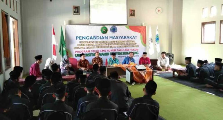 Beri Penyuluhan di SMK Syubbanul Wathon, Fakultas FH Unwahas Ingatkan Bahaya Narkoba