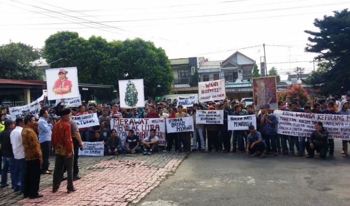 demo wonosobo