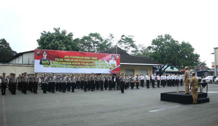 Pemkab Semarang Serahkan Hibah Tanah Polsek Pabelan dan Polsubsektor Pringapus