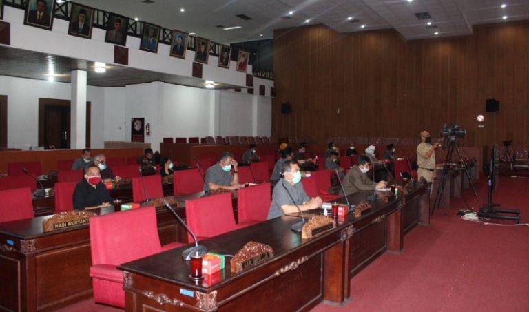 DPRD Kabupaten Semarang Rapat Paripurna Virtual, Anggota Ada yang Susah Sinyal