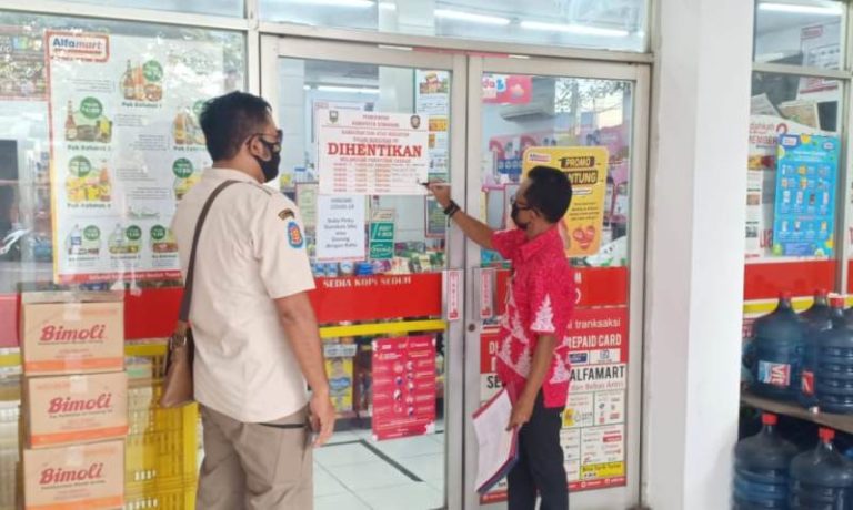 Tak Perpanjang Ijin Operasional, 15 Toko Modern di Kabupaten Semarang Disegel