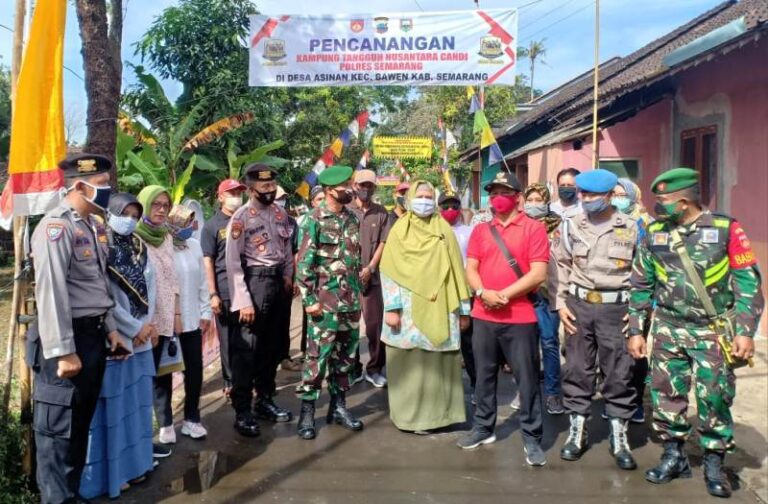 Kapolsek Bawen Canangkan Desa Asinan sebagai Kampung Tangguh Nusantara Candi