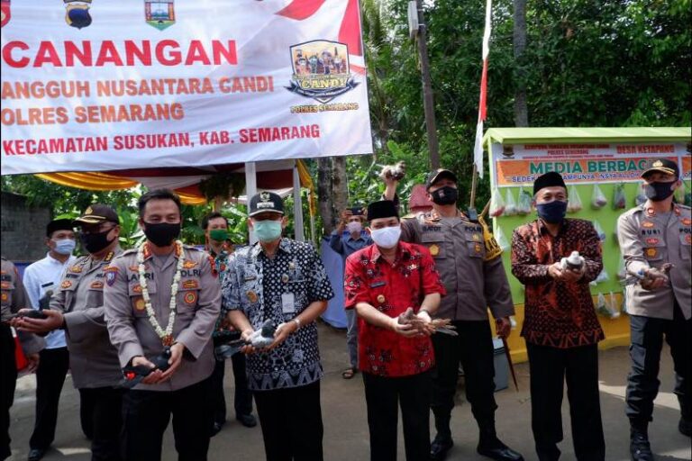 Jadi Pencanangan Kampung Tangguh Nusantara Candi Polres Semarang, Ini Kelebihan Desa Ketapang Susukan