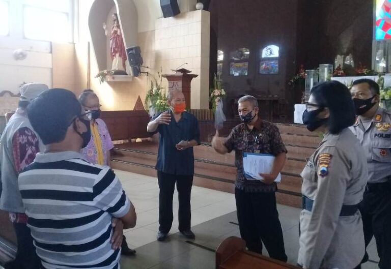 Pemkab Semarang Cek Kesiapan Protokol Kesehatan Gereja Kristus Raja Ungaran