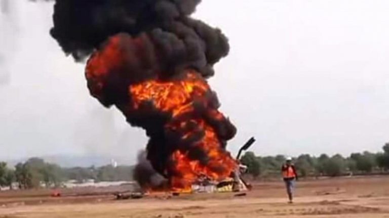 Heli Jatuh di Kendal Keluarkan Asap Saat Latihan Tactical Manuver, Saksi Tidak Melihat Ledakan