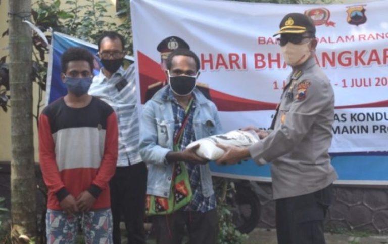 Polres Salatiga Salurkan 10 Ton Beras, Mahasiswa Papua Turut Terima Bantuan