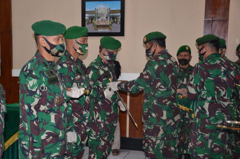 Jelang Pilkada Serentak, Lima Pejabat Jajaran Korem 073/Makutarama Dimutasi