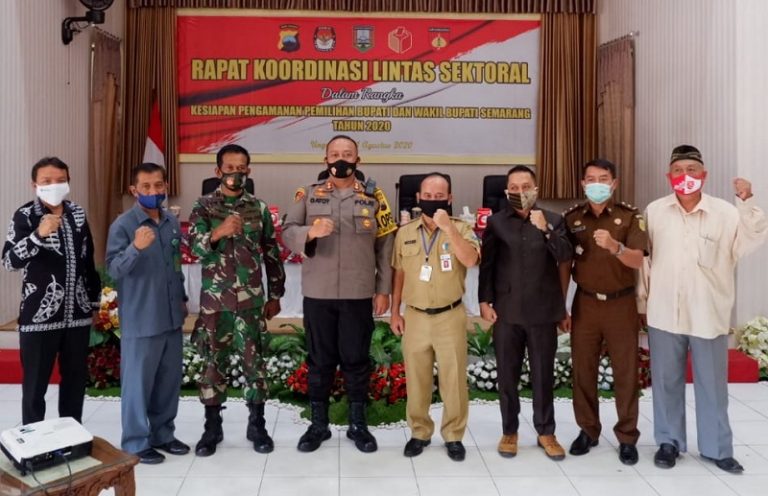 Kawal Pilbup Semarang 2020 Lancar dan Aman, Polres Semarang Siagakan 1.058 Personil