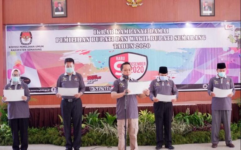 KPU Jateng Apresiasi Paslon Pilkada Kabupaten Semarang Patuhi Protokol Kesehatan