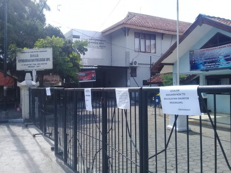 Pegawai Disdukcapil Kabupaten Semarang Meninggal Positif Covid-19, Kadis Keluarkan Surat “Lockdown” Pelayanan Tatap Muka