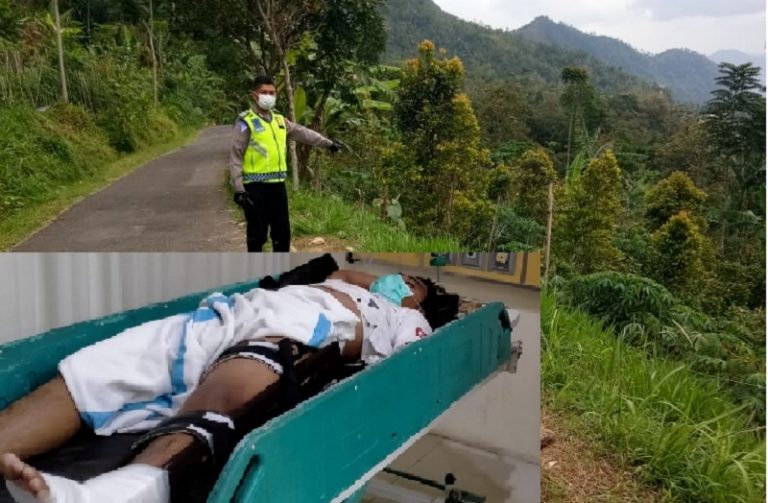 Motor Matic Sejoli Los Dol di Turunan Wirogomo, Pembonceng Tewas