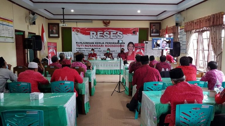 Tuti Roosdiono Reses Virtual, Salurkan Bantuan Pasien Covid-19 Lewat Rumah Aspirasi