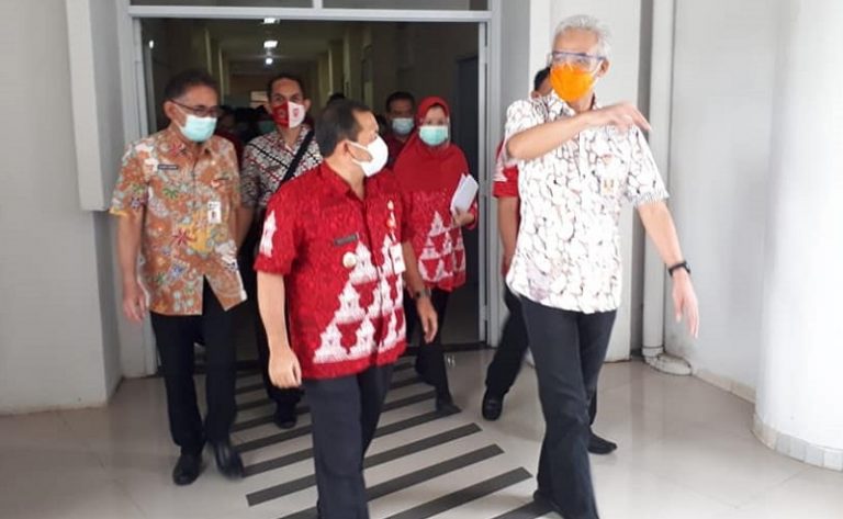 Cek Kesiapan Vaksinasi Covid-19 di Ungaran, Gubernur Minta Forkompimda Jadi Panutan