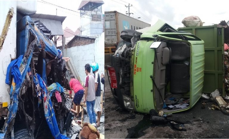 Truk Tronton Tabrak Truk Sampah di Bawen, Tiga Pekerja DLH Kabupaten Semarang Meninggal