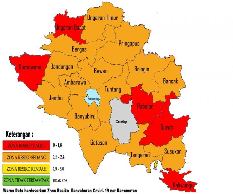 Dinkes Umumkan 5 Kecamatan di Kabupaten Semarang Kembali Masuk Zona Merah Covid-19 Dinkes Umumkan 5 Kecamatan di Kabupaten Semarang Kembali Masuk Zona Merah Covid-19