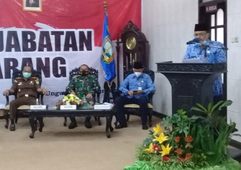 Serah Terima Jabatan Bupati, Ngesti Nugraha Sampaikan Mohon Maaf