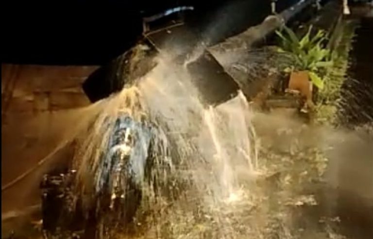 Elbow Pipa Jaringan PDAM Pecah, Aliran Air Wilayah Leyangan sampai Pringapus Terganggu