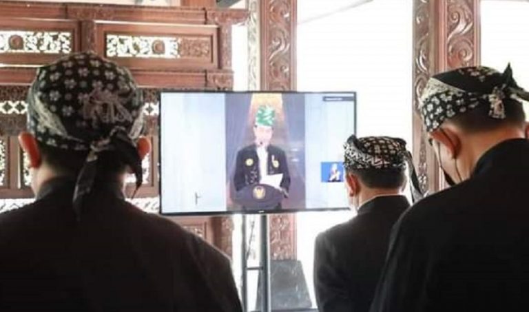 Bupati Semarang Ikuti Upacara Virtual Harlah Pancasila, Ini Pesan Presiden Jokowi