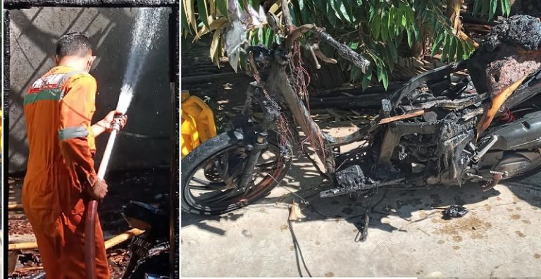 Dipicu Konsleting, Mobil dan Motor Warga Timpik Susukan Hangus Terbakar