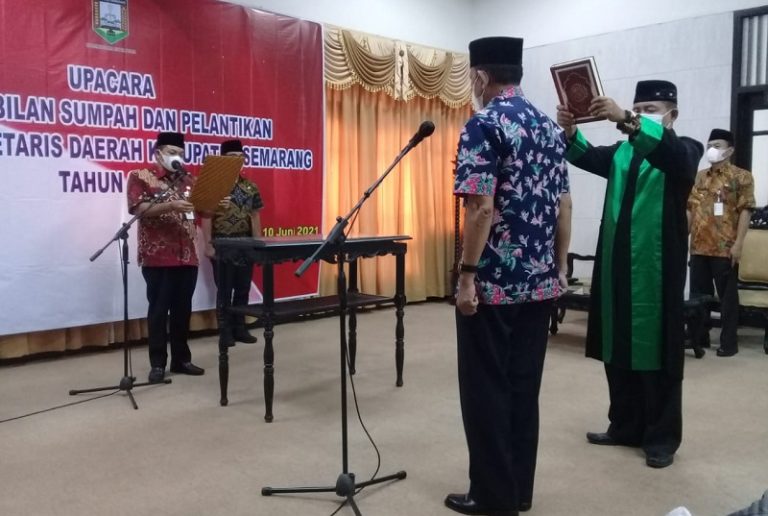 Suko Mardiono Kembali Dilantik, Pj Sekda Kabupaten Semarang Diperpanjang 3 Bulan