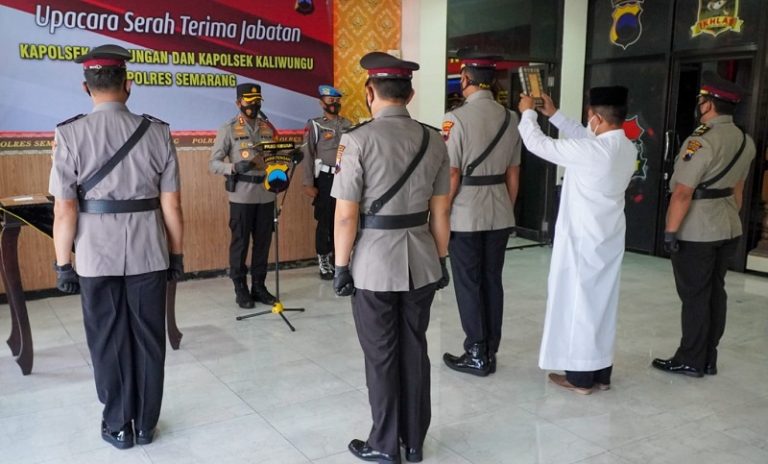 Iptu Ari Parwanto dan Iptu Wardoyo Jabat Kapolsek Bandungan dan Kaliwungu