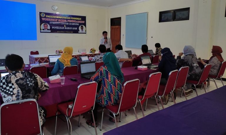 Dosen FKP UNW Ungaran Workshop Model Pembelajaran SCL dan Penulisan Bahan Ajar