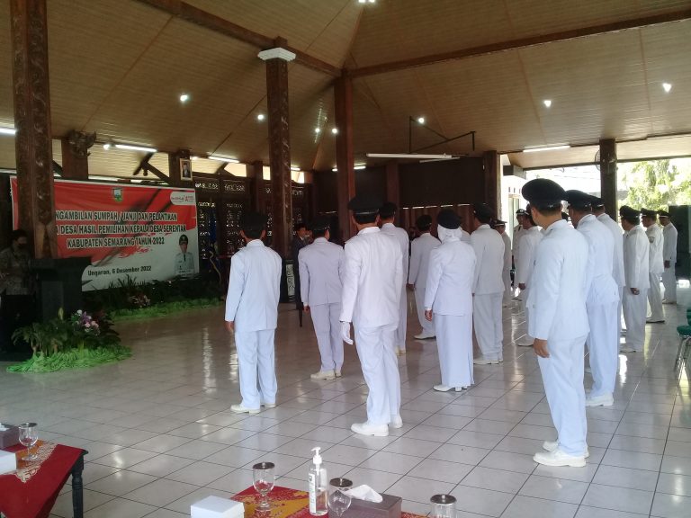 Hari Ini Bupati Lantik 24 Kades Terpilih Pikades Serentak 2022
