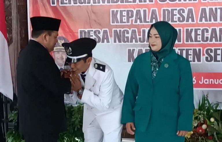 Kades PAW Ngajaran Tuntang Dilantik, Bupati Pesan Gali Inovasi Desa