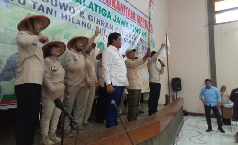 Tani Merdeka Kota Salatiga Tancap Gas Menangkan Prabowo-Gibran